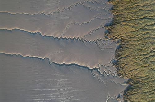 river severn at low tide from above
